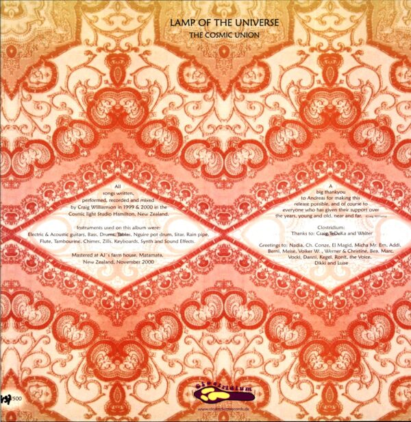 Lamp Of The Universe-The Cosmic Union RE 2010-LP Vinyl