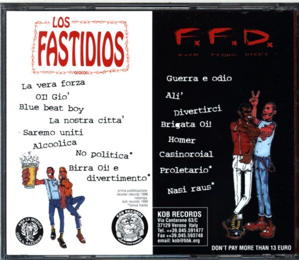 Los Fastidios-F.F.D. - Hasta La Baldoria-CD