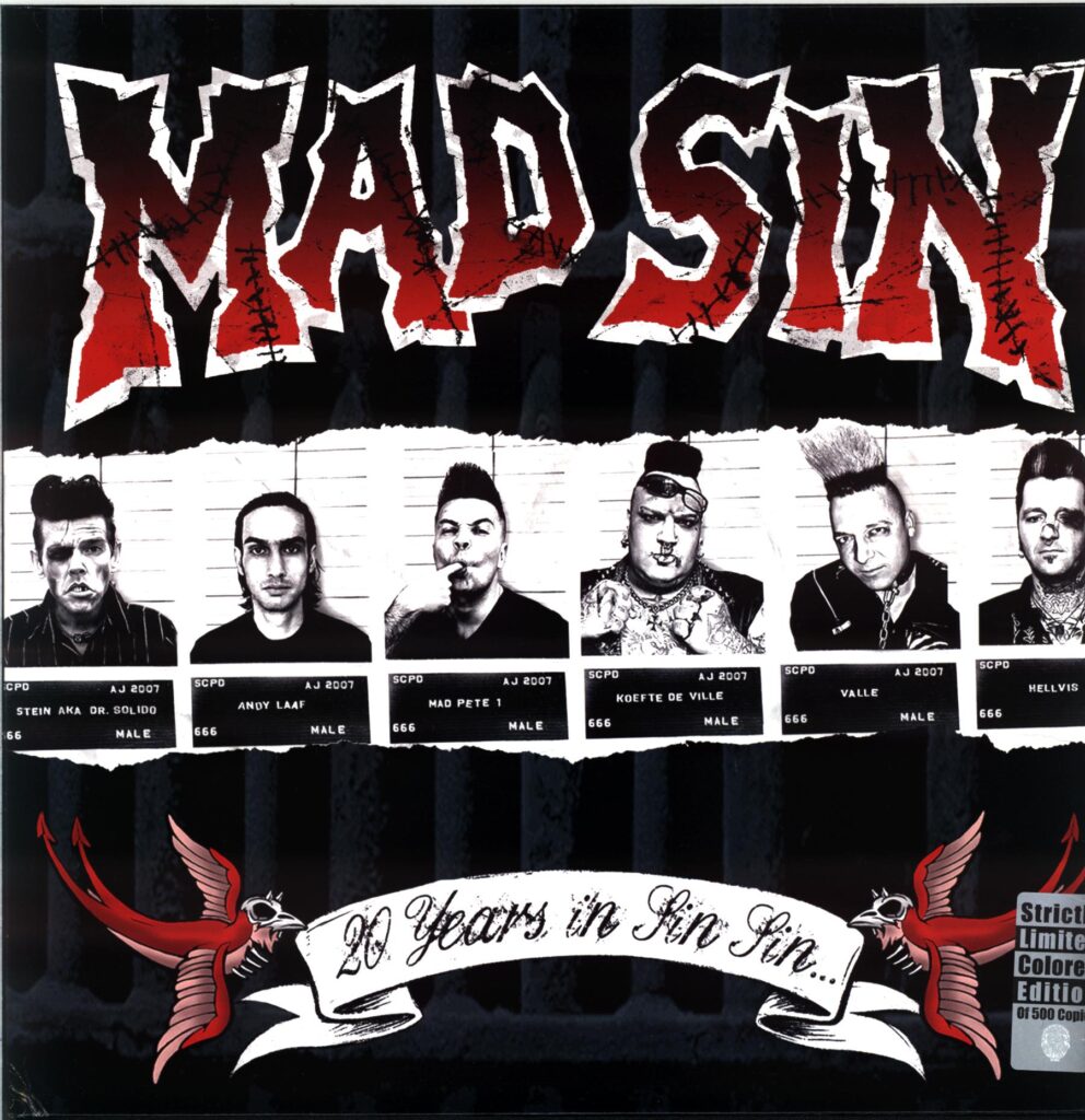 Mad Sin-20 Years In Sin Sin-grey LP Vinyl