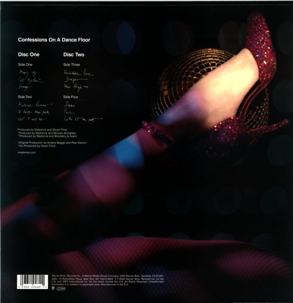 Madonna-Confessions On A Dance Floor-pink LP Vinyl
