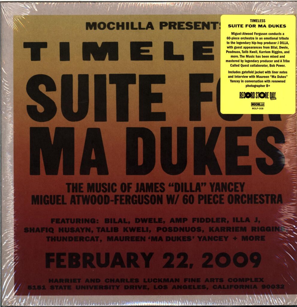 Miguel Atwood-Ferguson-Mochilla Presents Timeless Suite For Ma Dukes - The Music Of James J Dilla Yancey-LP Vinyl