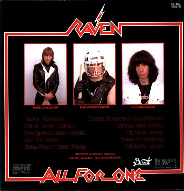 Raven-All For One France 1983-LP Vinyl