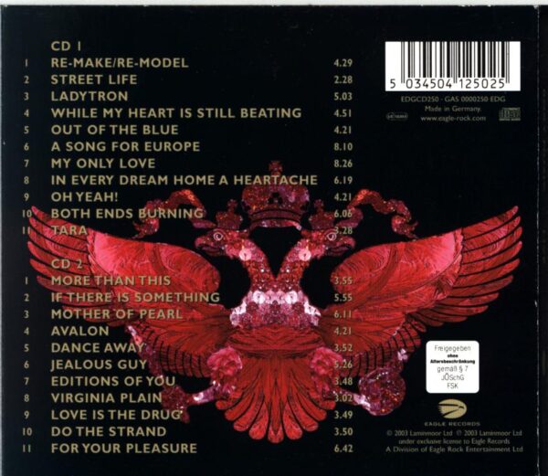 Roxy Music-Live-CD