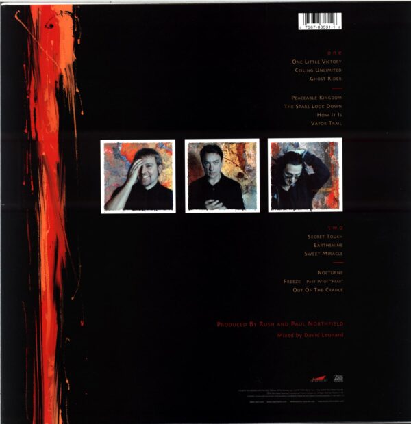 Rush-Vapor Trails-LP Vinyl