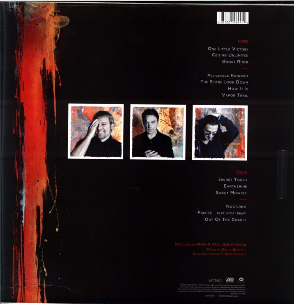 Rush-Vapor Trails Remixed-LP Vinyl