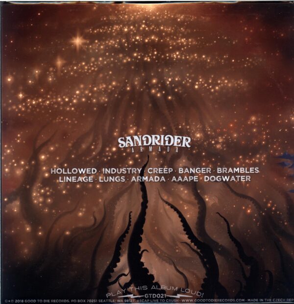 Sandrider-Armada-electric blue LP Vinyl
