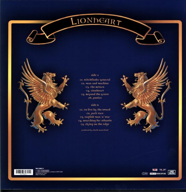 Saxon-Lionheart-LP Vinyl