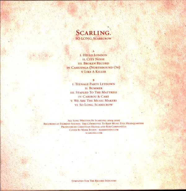 Scarling.-So Long Scarecrow-LP Vinyl