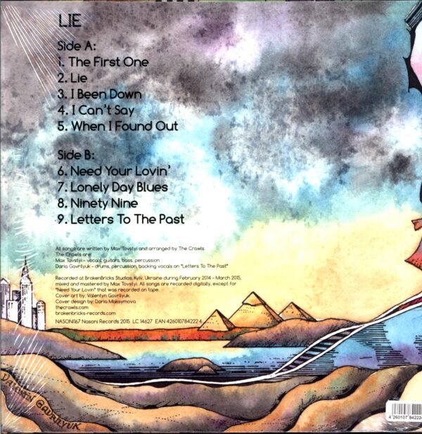 The Crawls-Lie turquoise-LP Vinyl