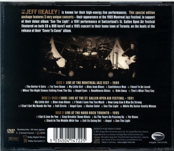 The Jeff Healey Band-Full Circle The Live Anthology-CD