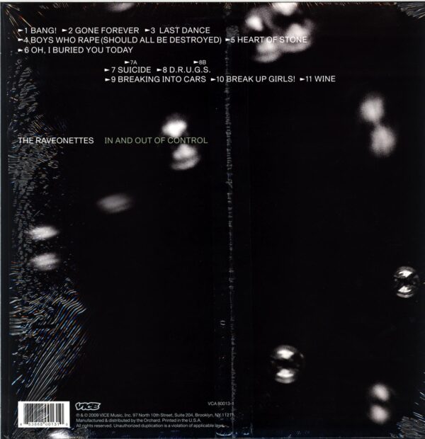 The Raveonettes-In And Out Of Control-LP Vinyl