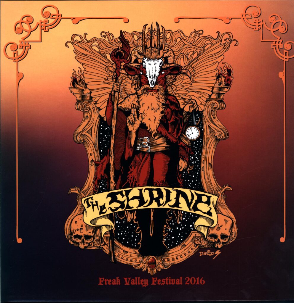 The Shrine-Freak Valley Festival 2016 orange red pinwheel-LP Vinyl