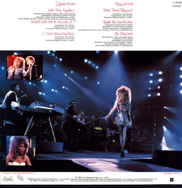 Tina Turner-Private Dance Mixes-12 Vinyl New Zealand