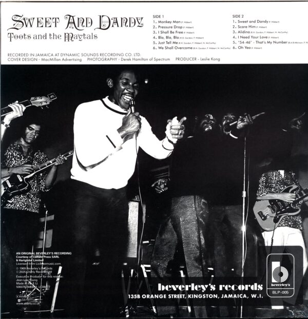 Toots and The Maytals-Sweet And Dandy-LP Vinyl
