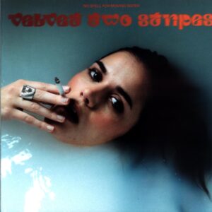 Velvet Two Stripes-No Spell For Moving Water-orange splatter LP Vinyl