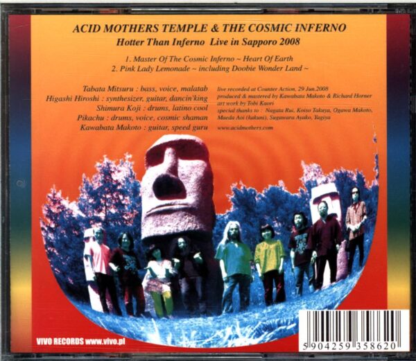 Acid Mothers Temple and The Cosmic Inferno-Hotter Than Inferno Live In Sapporo 2008-CD