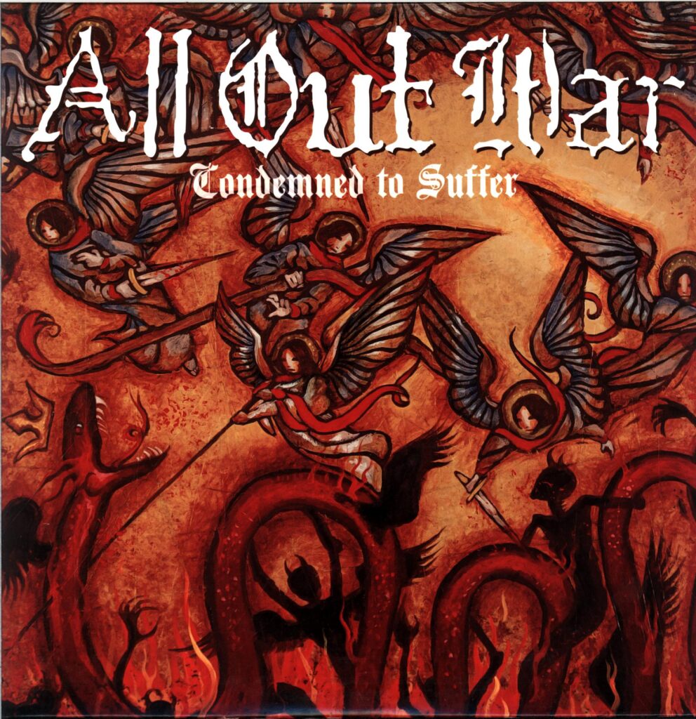 All Out War-Condemned to Suffer-LP Vinyl orange