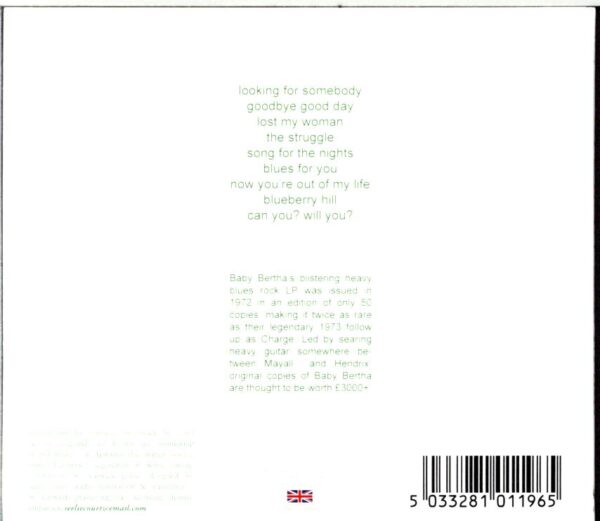 Baby Bertha-Just The Beginning-CD