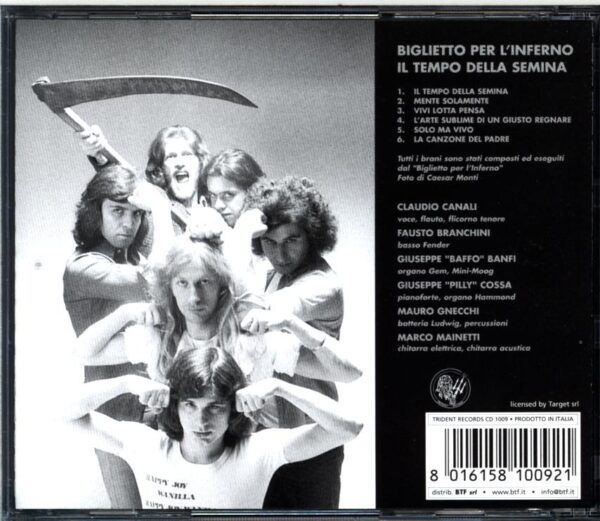 Biglietto Per L'Inferno-Il Tempo Della Semina-CD 2004