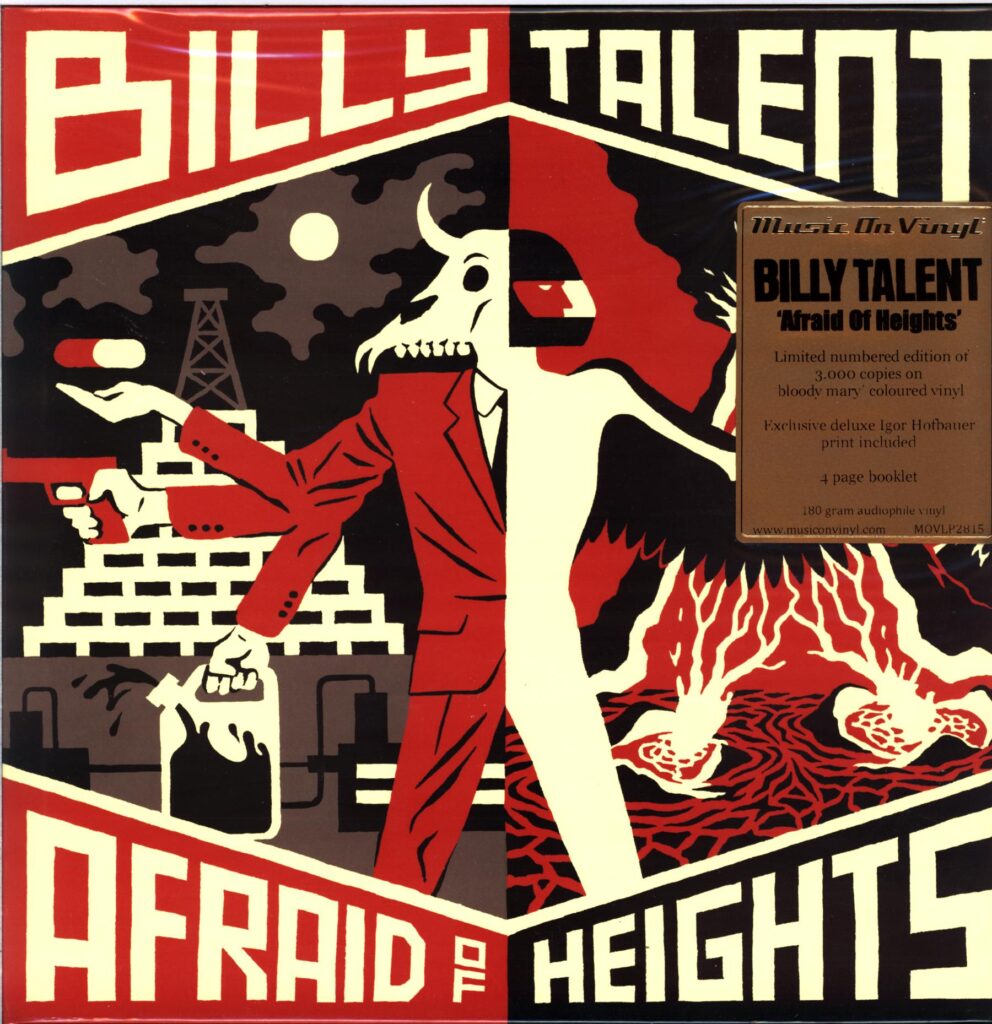 Billy Talent-Afraid Of Heights-LP Vinyl bloody mary marbled