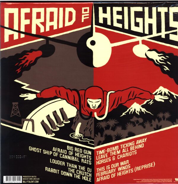 Billy Talent-Afraid Of Heights-LP Vinyl bloody mary marbled