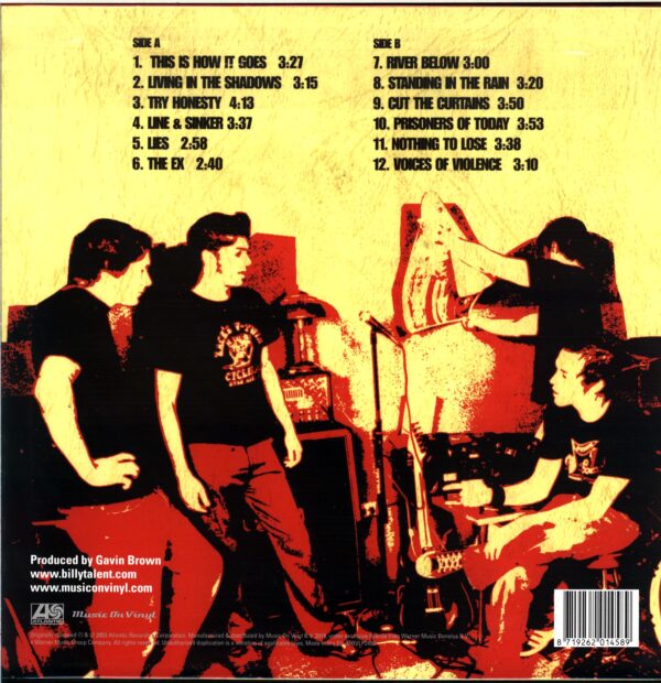 Billy Talent-Billy Talent-LP Vinyl Music On Vinyl