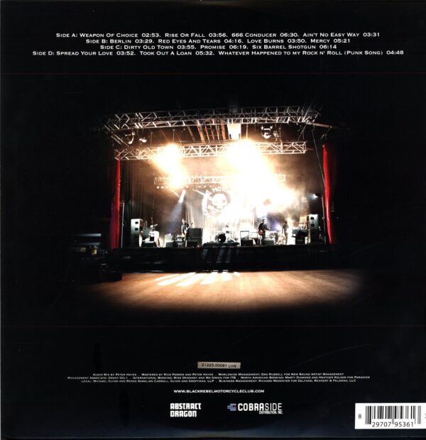 Black Rebel Motorcycle Club-Live purple-LP Vinyl
