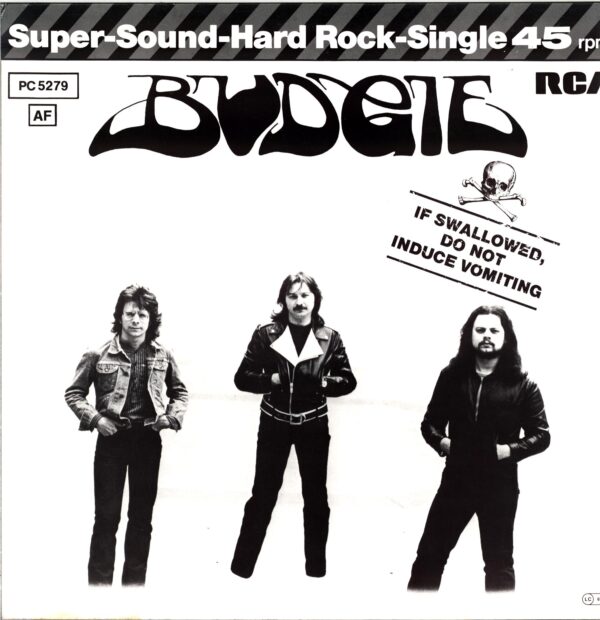 Budgie-If Swallowed Do Not Induce Vomiting-12 Vinyl DE 1980