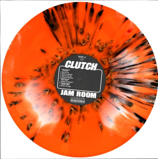 Clutch-Jam Room orange black white splatter-LP Vinyl