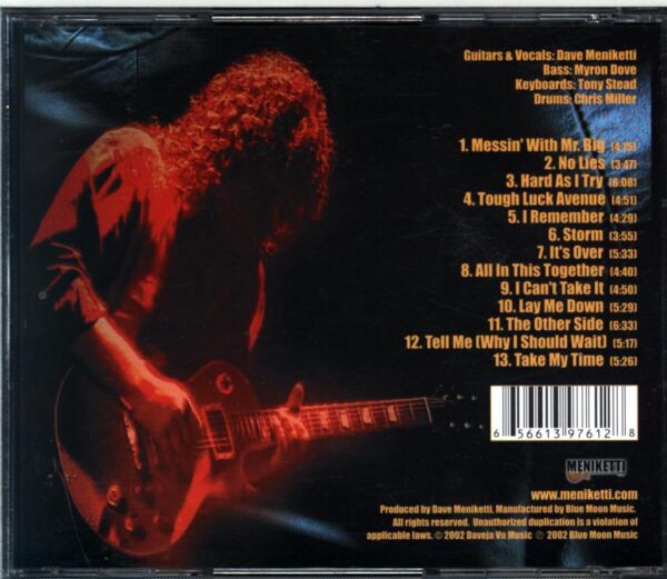 Dave Meniketti-Meniketti-CD