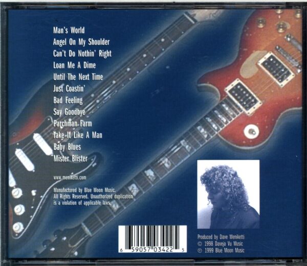 Dave Meniketti-On The Blue Side-CD Jewel Case