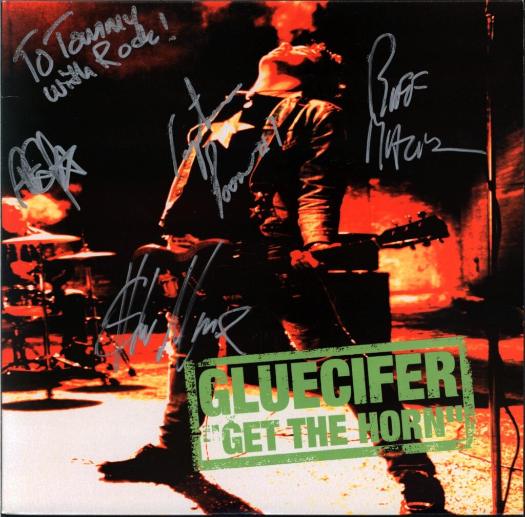Gluecifer-Get The Horn-10 Vinyl signed