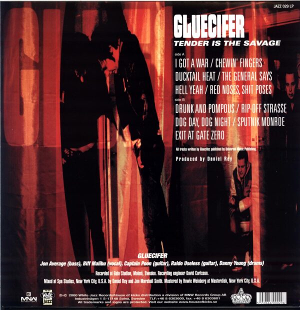 Gluecifer-Tender Is The Savage-LP Vinyl signed