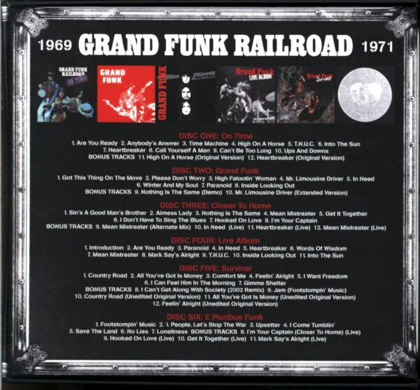 Grand Funk Railroad-Trunk Of Funk Vol 1-6CD Box Set