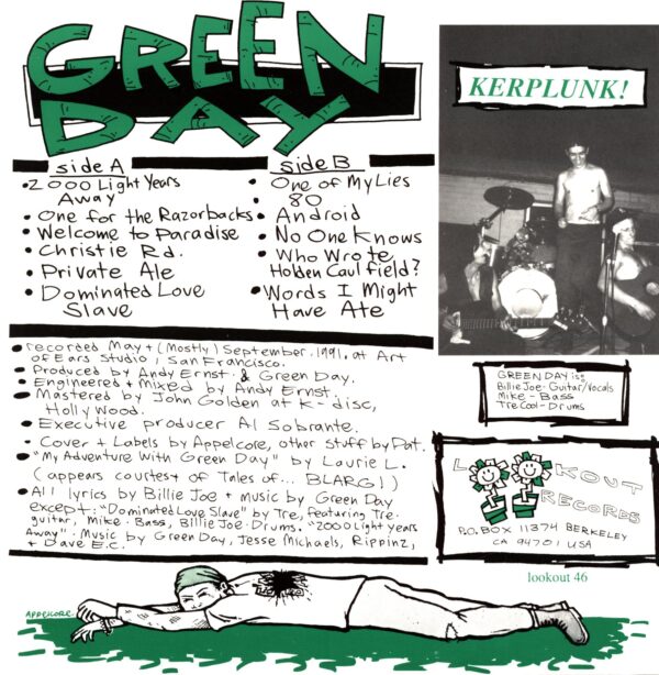 Green Day-Kerplunk! RP US 1996-LP Vinyl
