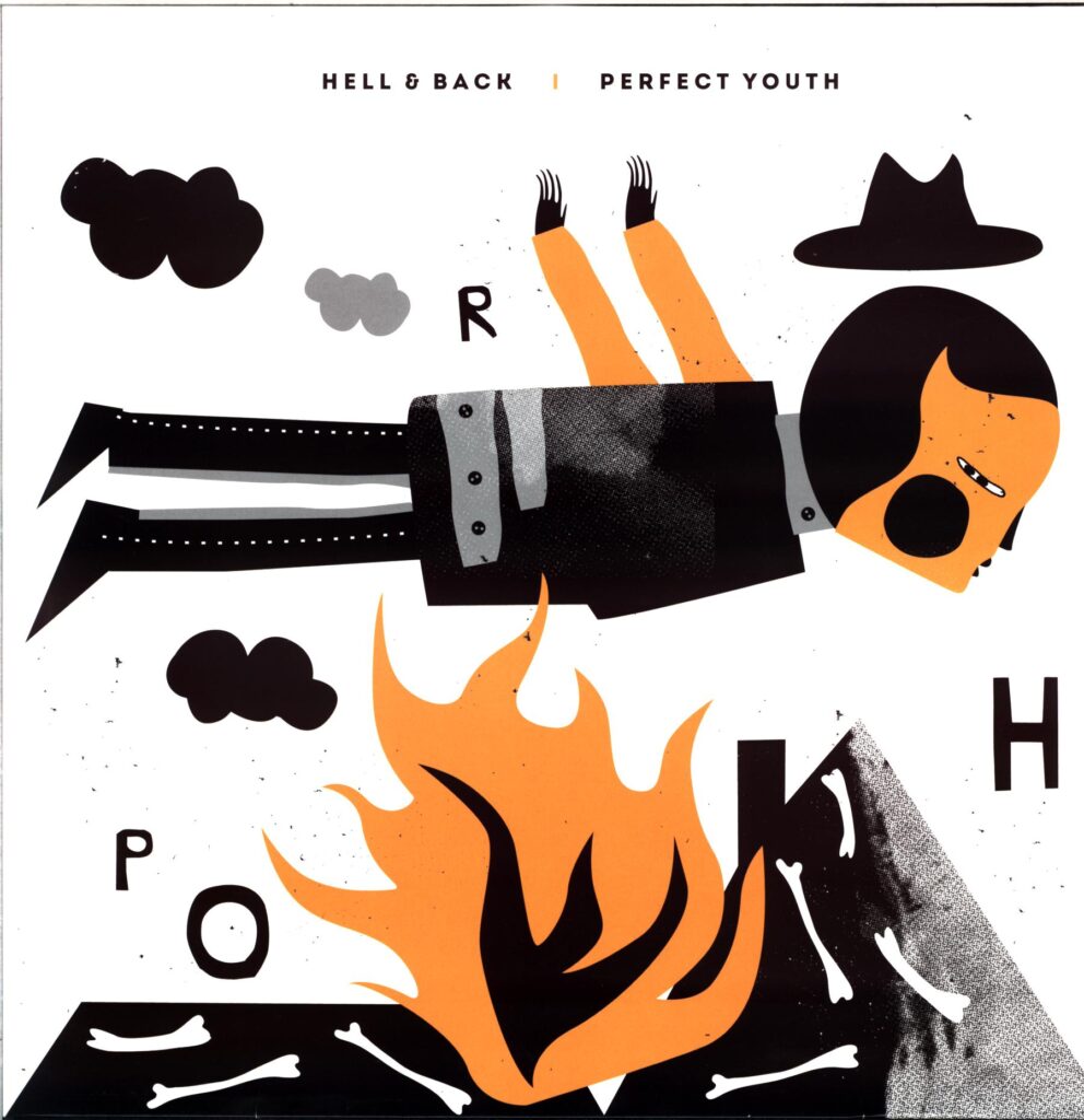 Hell And Back-Perfect Youth-Split-LP Vinyl pink-clear