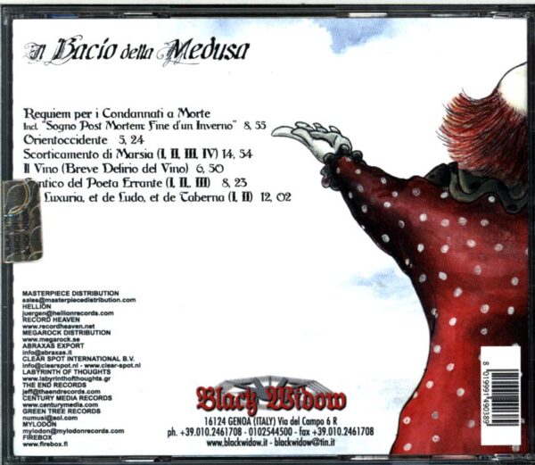 Il Bacio Della Medusa-Il Bacio Della Medusa-CD