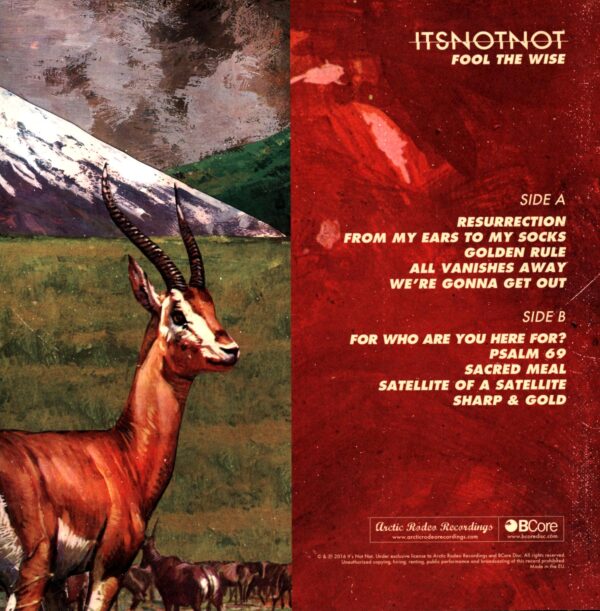 It's Not Not-Fool The Wise white red marbled-LP Vinyl
