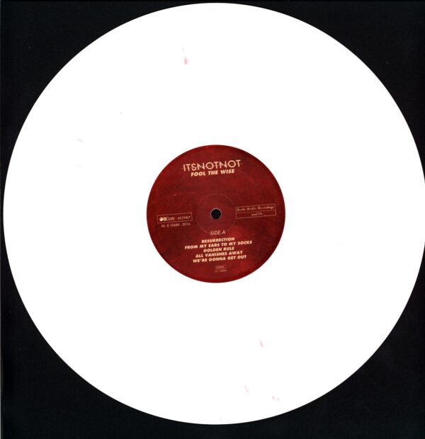 It's Not Not-Fool The Wise white red marbled-LP Vinyl