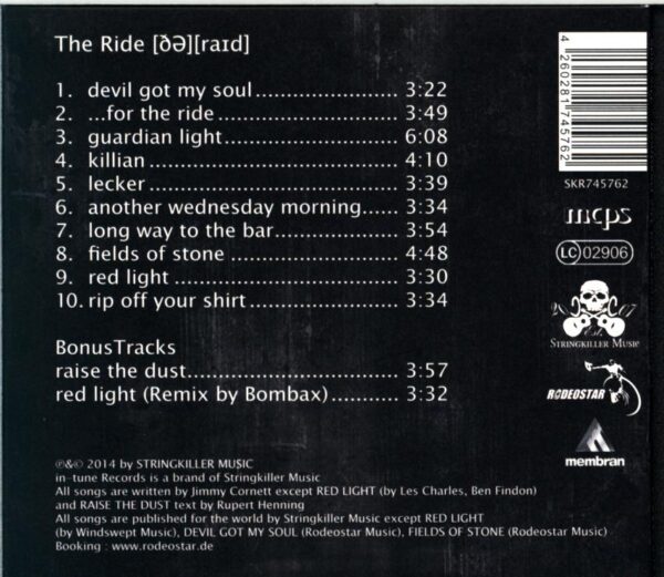 Jimmy Cornett And The Deadmen-The Ride-CD
