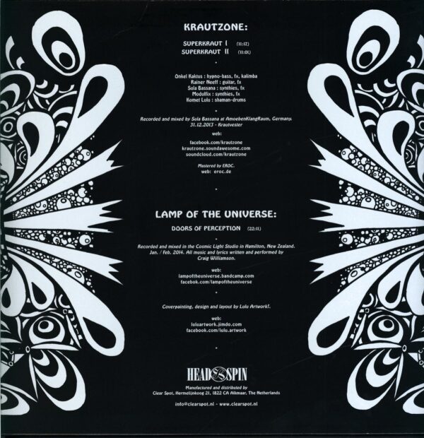 Krautzone-Superkraut - Doors Of Perception Split-LP Vinyl