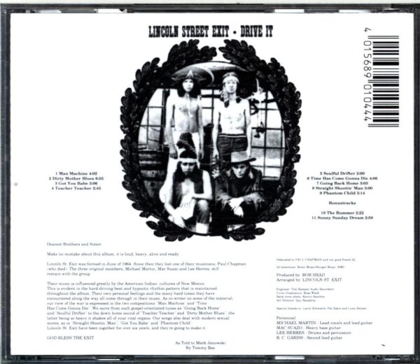 Lincoln St. Exit-Drive It-CD