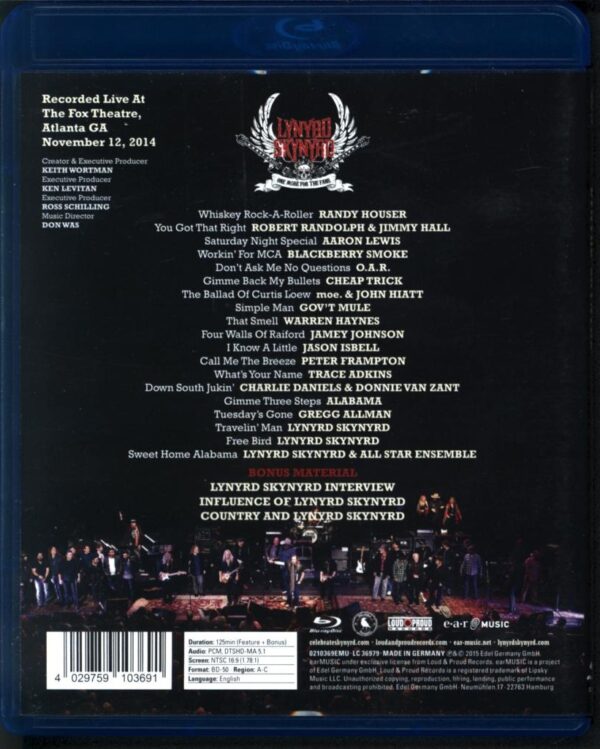 Lynyrd Skynyrd-One More For The Fans-Blu-ray