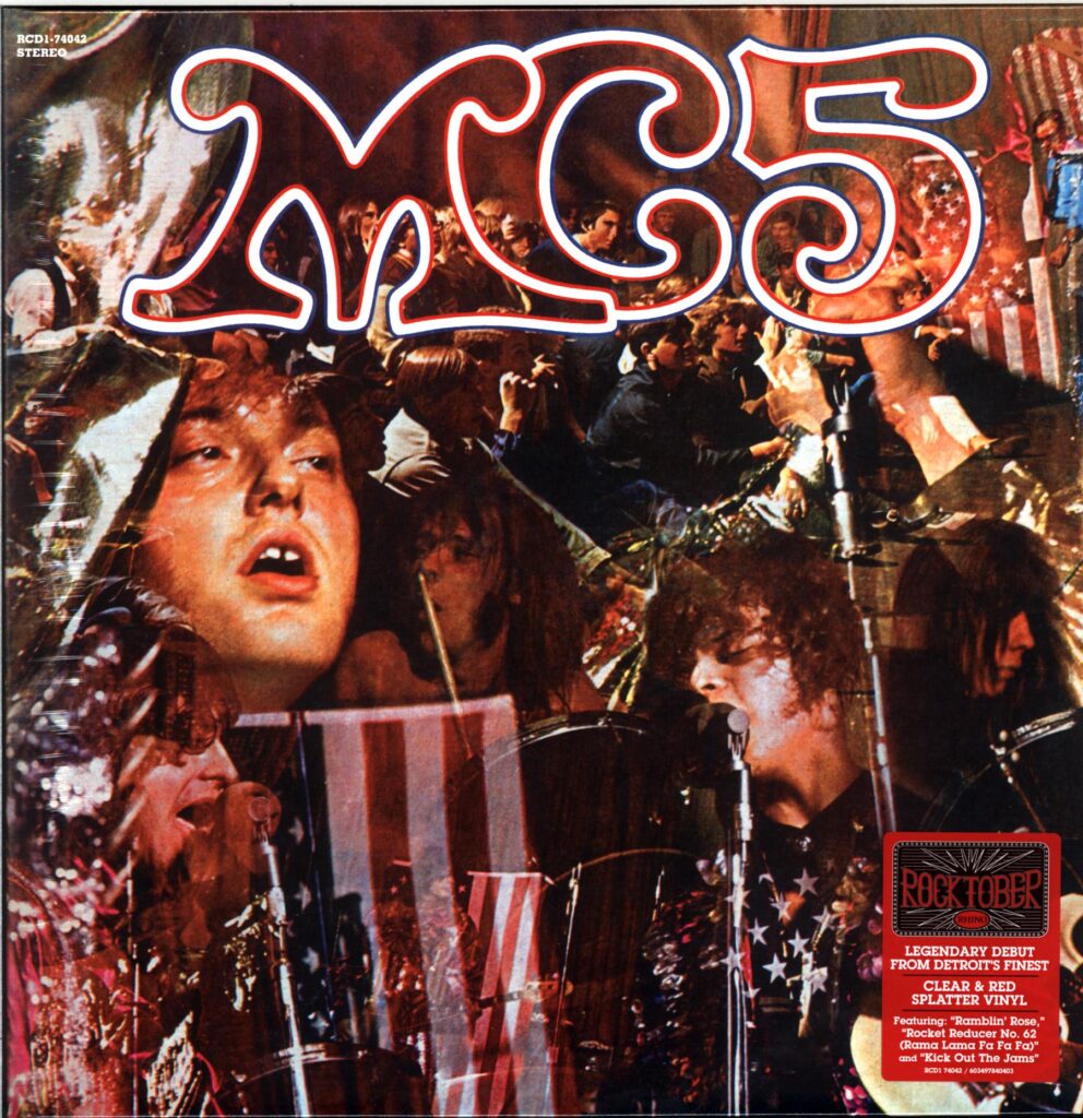 MC5-Kick Out The Jams-LP Vinyl 2023 clear-red splatter