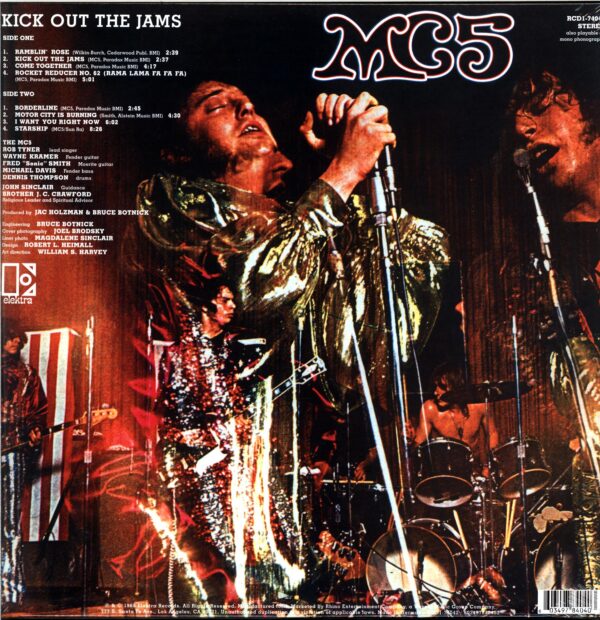 MC5-Kick Out The Jams-LP Vinyl 2023 clear-red splatter