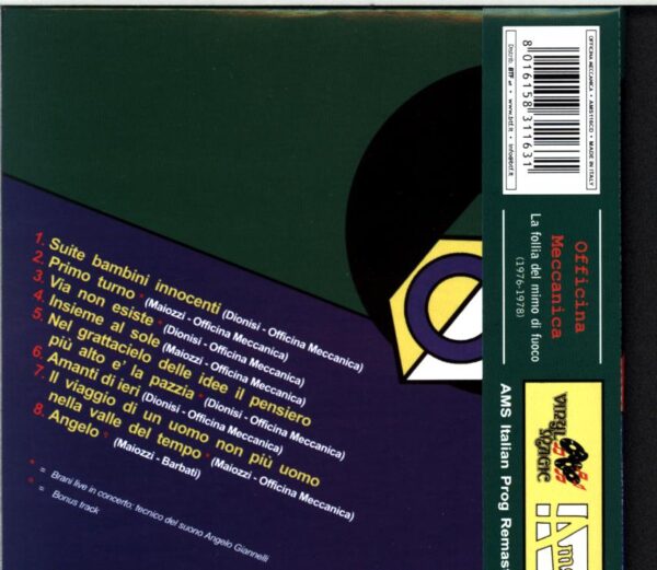 Officina Meccanica-La Follia Del Mimo Di Fuoco-CD