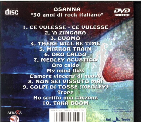 Osanna-Live Uomini E Miti-CD