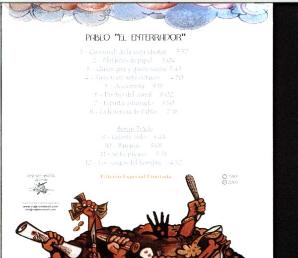 Pablo El Enterrador-Pablo El Enterrador-CD