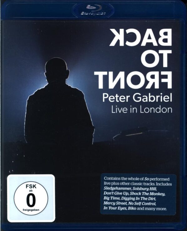 Peter Gabriel-Back To Front (Live In London)-Blu-ray