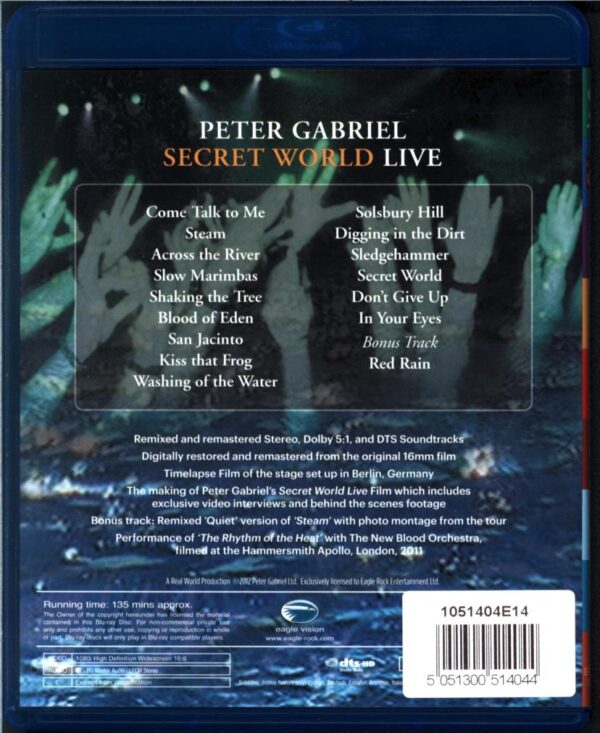 Peter Gabriel-Secret World Live-Blu-ray